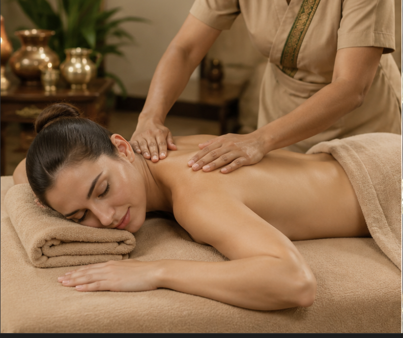 Pizzchill synchronized oil massage treatment